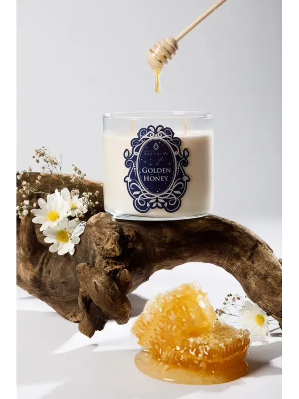 Golden Honey Doğal Soya Mum – 450 g