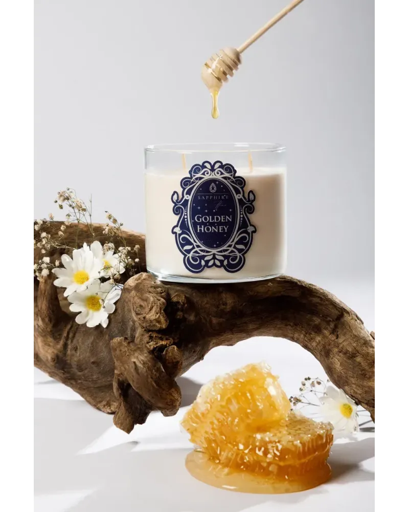Golden Honey Doğal Soya Mum – 450 g