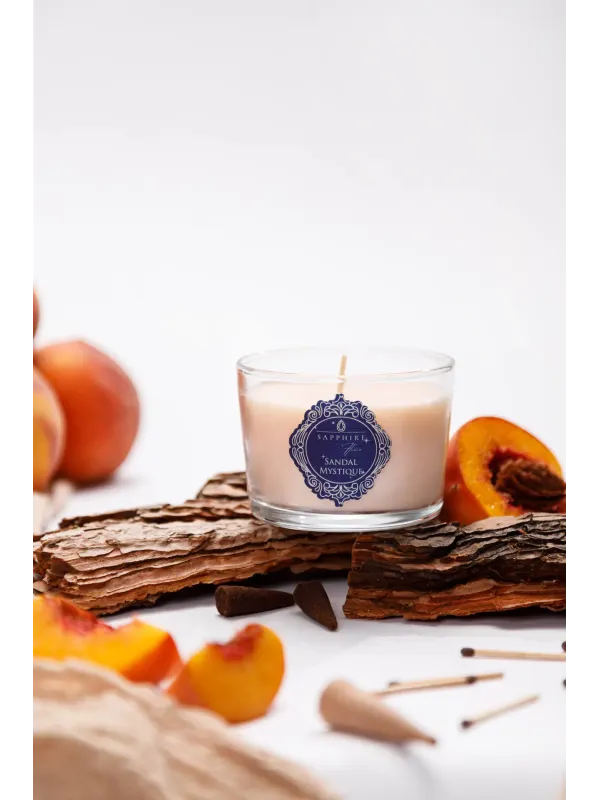 Sandal Mystique Doğal Soya Mum – 220 g