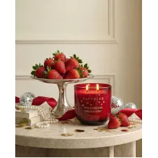 Strawberry Champagne Doğal Soya Mum – 400 g Strawberry Champagne Doğal Soya Mum – 400 g