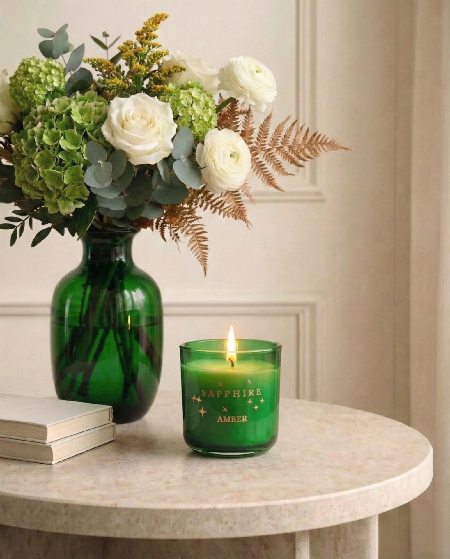 Amber Doğal Soya Mum – 250 g detay görseli 3