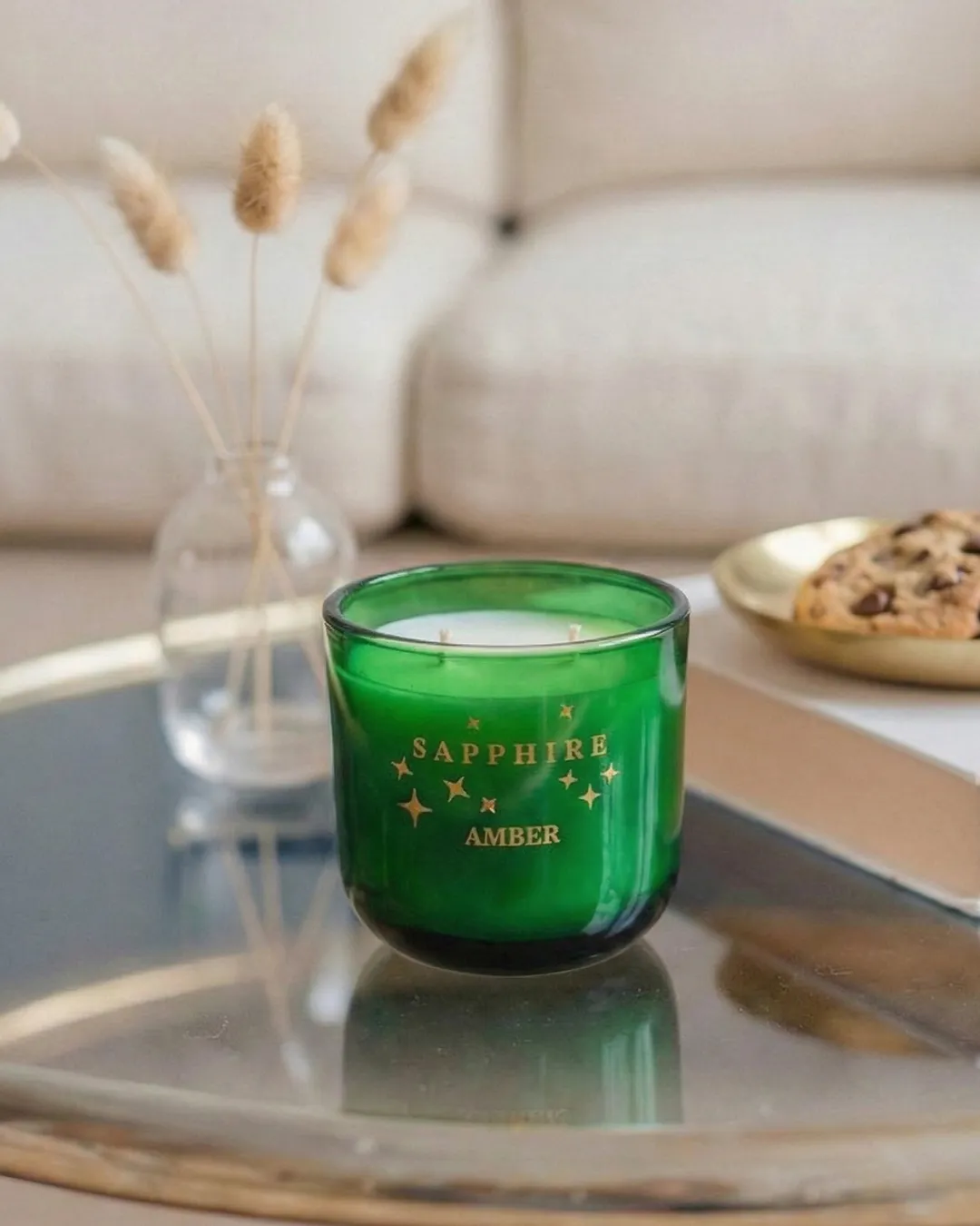 Amber Doğal Soya Mum – 400 g detay görseli 4