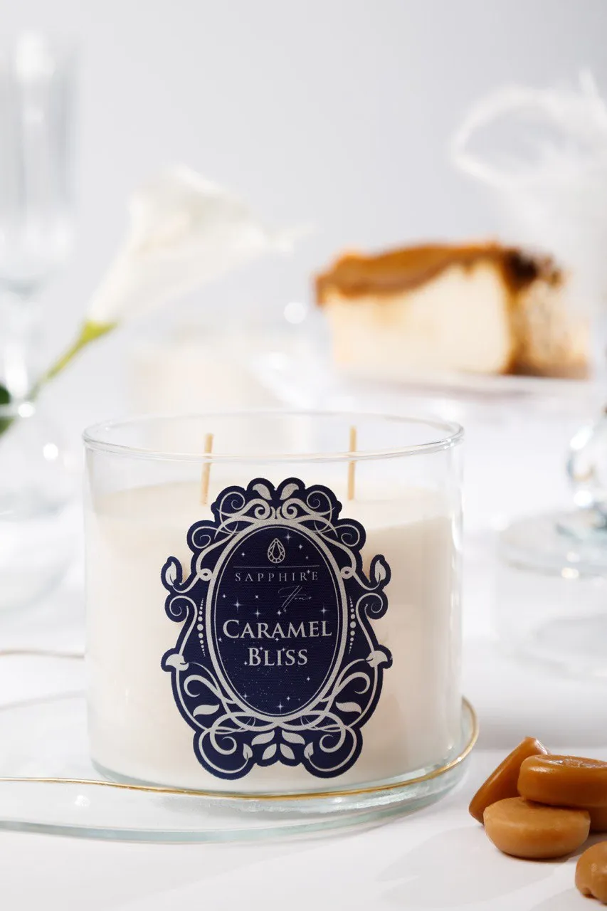 Caramel Bliss Doğal Soya Mum – 450 g