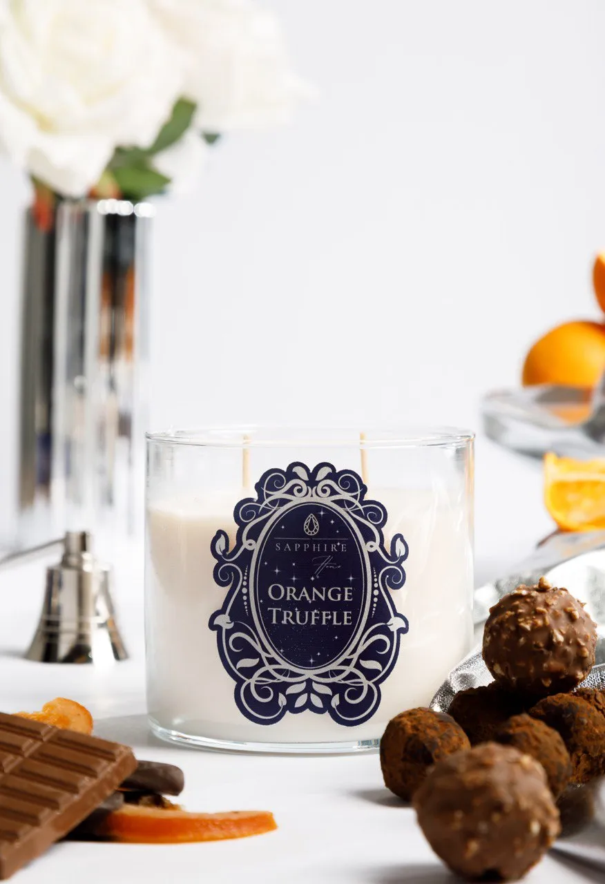 Orange Truffle Doğal Soya Mum – 450 g