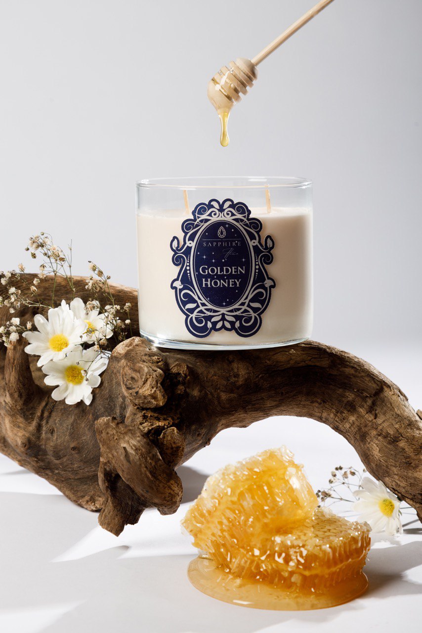 Golden Honey Doğal Soya Mum – 450 g