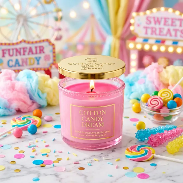 LunaPark Doğal Soya Mum – 400 g